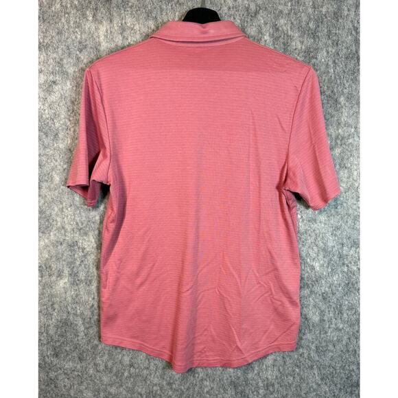 Travis Mathew Mens Pink Warmer Tide Scoop Polo Style 1MW396 - Small - Picture 3 of 9